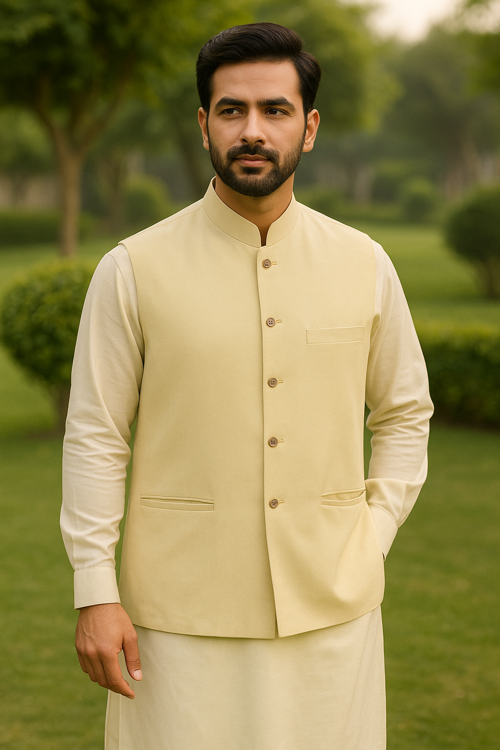 Waist Coat Cream
