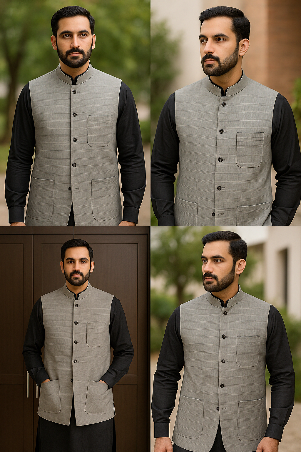 Waist Coat Grey